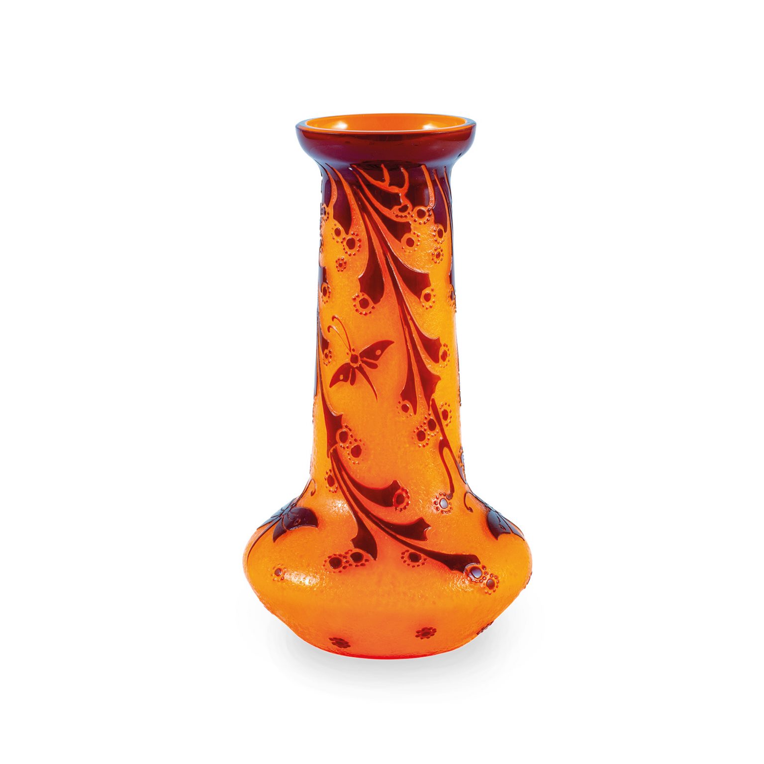 Loetz vase Adolf Beckert etch decoration ca. 1913