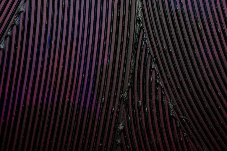 Detail Tondo violett schwarz von Jakob Gasteiger 2021