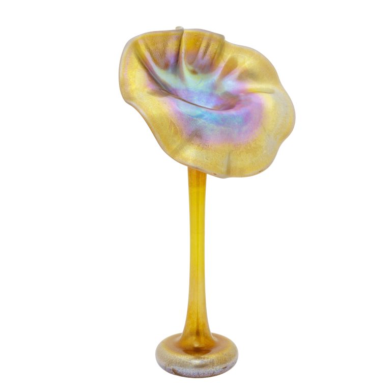 Jack-in-the-Pulpit Vase Louis Comfort Tiffany Tiffany Studios New York 1909 Favrile Glas signiert