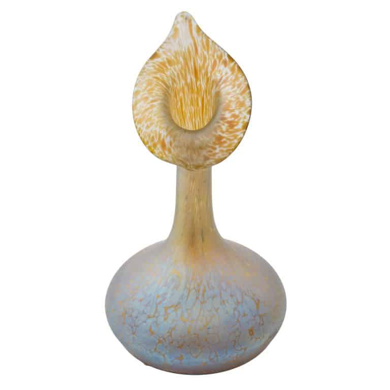 Jack-in-the-pulpit vase Johann Loetz Witwe decor Candia Medici ca. 1902