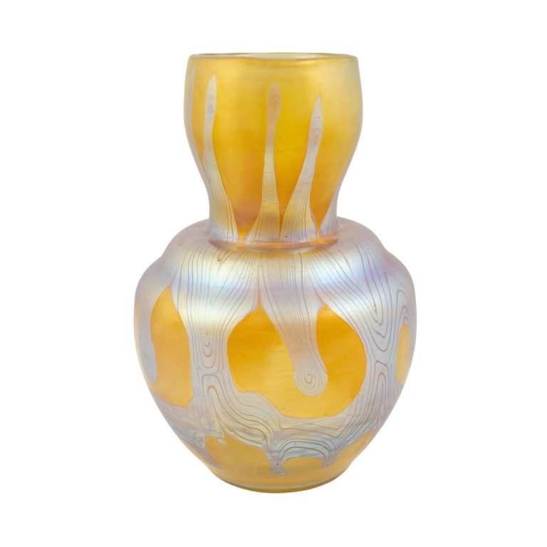 Vase Johann Loetz Witwe für E. Bakalowits Söhne Dekor Phänomen Genre 7773 um 1899 signiert