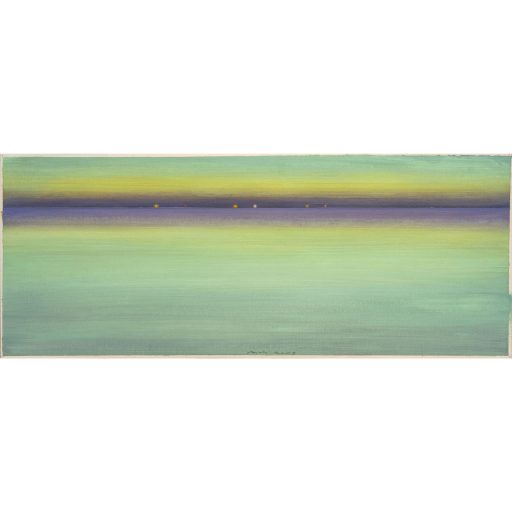 Eduard Angeli Untitled 2013 oil on wallpaper signed