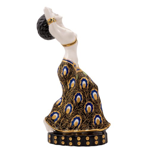 Tänzerin "Salome" Karl Klaus Ernst Wahliss Wien um 1912 Serapis-Fayence markiert