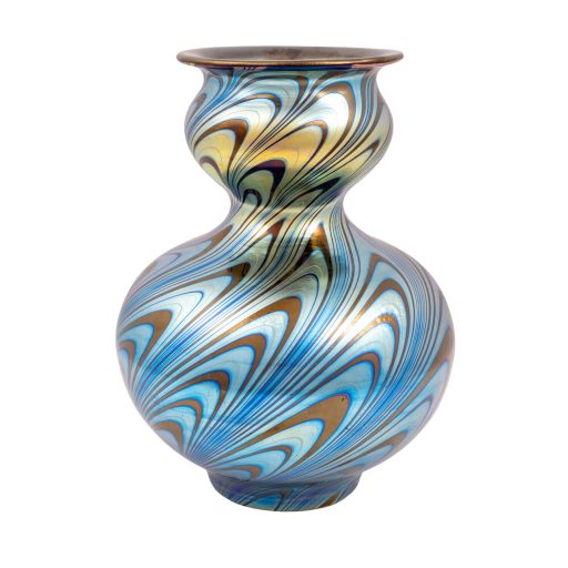 Vase Johann Loetz Witwe decor ruby Phenomen Genre 7624 ca. 1898