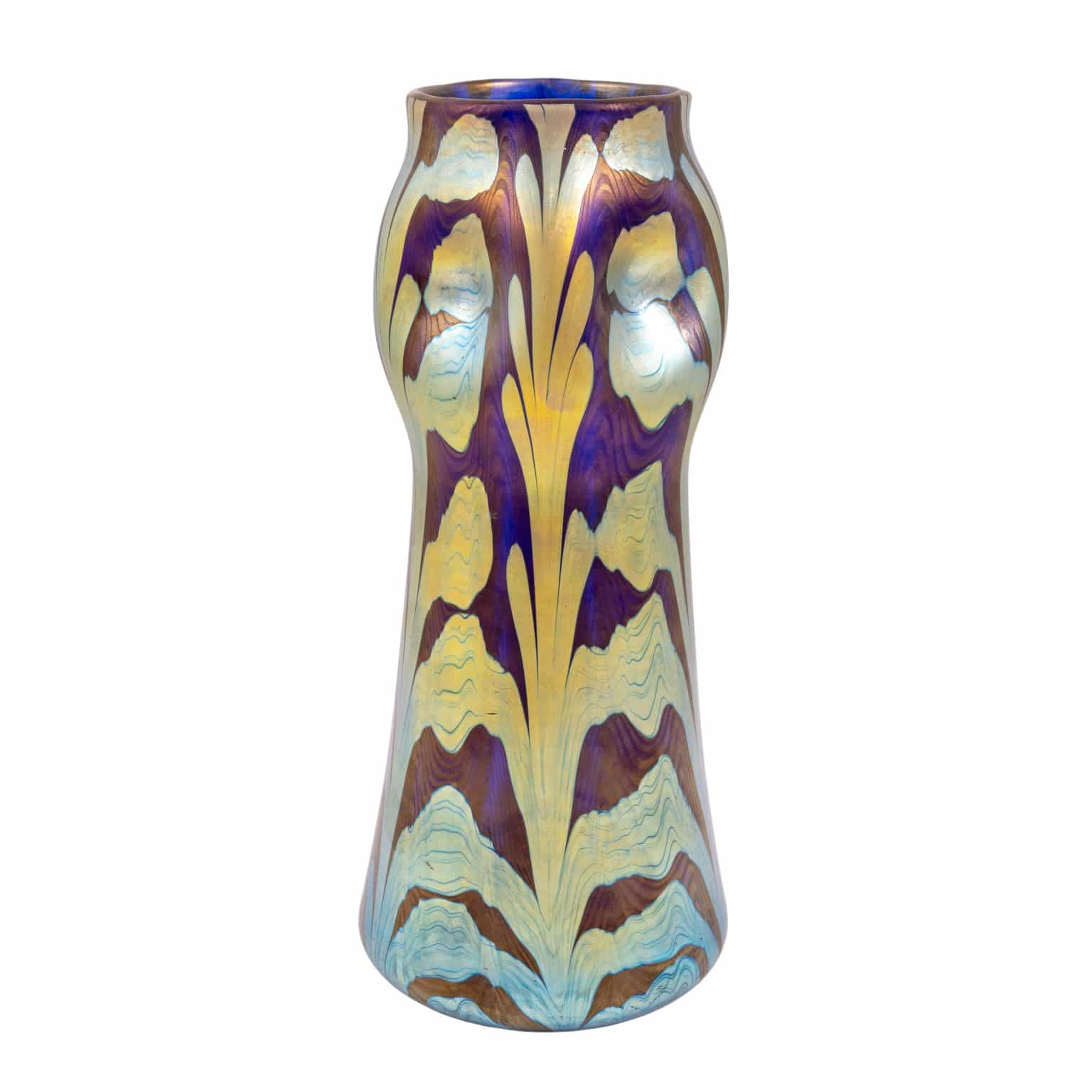 Vase Johann Loetz Witwe Dekor Phänomen Genre 2/450 um 1902